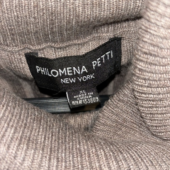 PHILOMENA PETTI New York sweater vest women’s extra large polo neck pullover - Picture 7 of 7